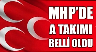 MHP'nin yeni A Takımı belli oldu