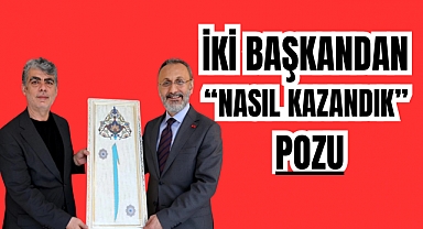 Yeniden Refah Partisi (YRP) heyeti yeni Başkan Mithat Bülent Özmen'e hayırlı olsun ziyaretinde bulundu.