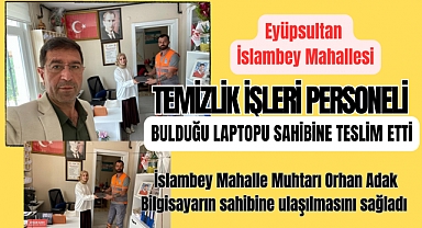 Eyüpsultan Belediye personelinden örnek davranış