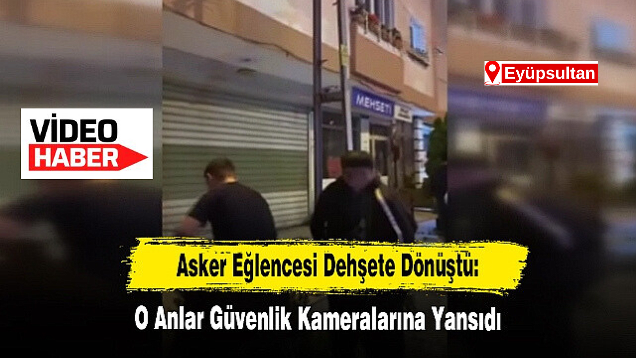 Eyüpsultan’da dehşet anları! Uzun namlulu silahla havaya ateş açtı