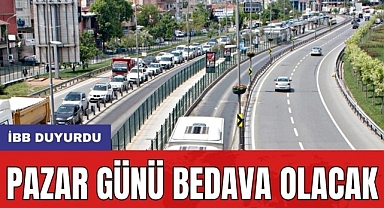 İstanbul'da Pazar Günü Toplu Ulaşım Kararı
