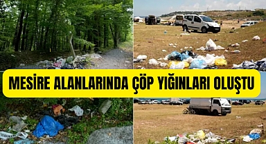 Bayram Geçti: Mesire Alanlarında Çöp Yığınları Oluştu