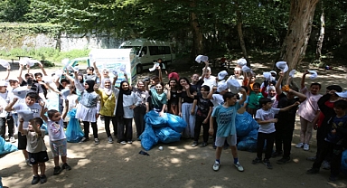 Eyüpsultan’da çöp toplama etkinliği düzenlendi