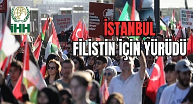 Filistin için Beyazıt Meydanı'ndan Ayasofya'ya!