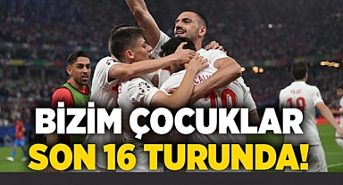 Türkiye Çekya'yı 2-1 yenerek son 16 turuna yükseldi
