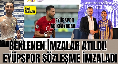 Beklenen İmzalar Atıldı! Umut Meraş, Eyüpspor ile sözleşme imzaladı
