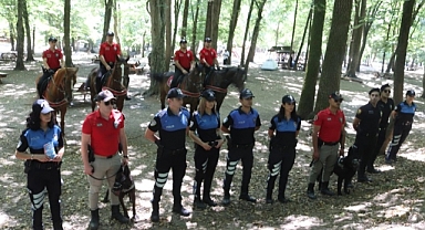 Belgrat Ormanı’ndaki vatandaşlar orman yangını konusunda bilgilendirildi