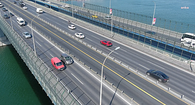Haliç Köprüsü metrobüs yolu yenileniyor