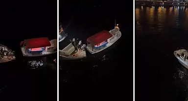 Haliç'te selfie korkunç sonla bitti! Denize düştü ardından tekne çarptı