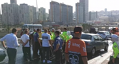 İstanbul'da zincirleme kaza: 15 aracın karıştığı kazada yaralılar var