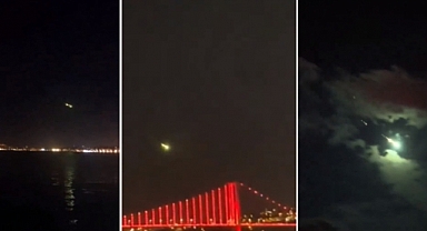 İstanbul ve çevre illerde göktaşı görüntülendi