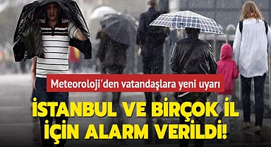 Meteoroloji'den sağanak yağış uyarısı! İstanbul'da yağış için gün verildi!