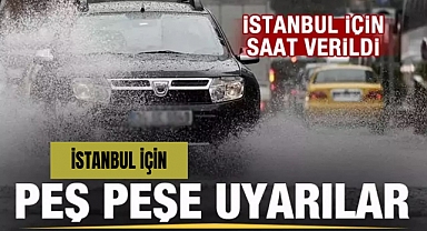 AKOM’dan İstanbul için sağanak yağış uyarısı yapıldı