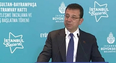 Ekrem İmamoğlu: Eyüpsultan-Bayrampaşa tramvayına başlıyoruz