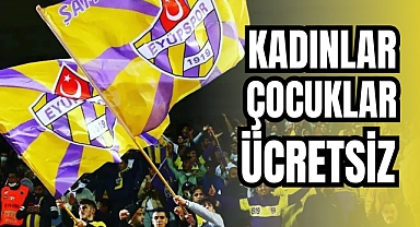 Eyüpspor'dan kadınlar ve çocuklara ücretsiz bilet