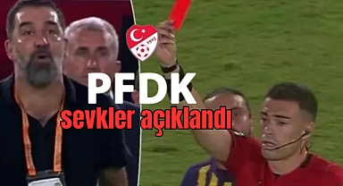 PFDK sevkler açıklandı! Teknik direktör Arda Turan’a büyük ceza geliyor