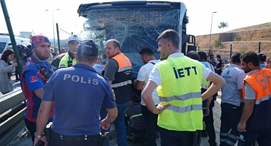 Son dakika: İstanbul'da metrobüs kazası! Yaralılar var