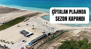Çiftalan Plajı sezonu kapattı