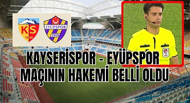 Eyüpspor Kayserispor maçının hakemi Ömer Tolga Güldibi