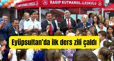 Okullarda uyum haftası başladı; Eyüpsultan’da ilk ders zili çaldı