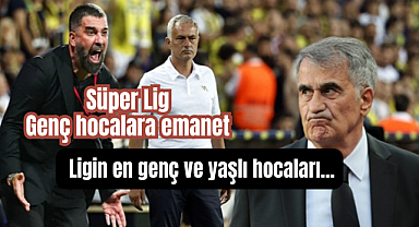 Süper Lig genç hocalara emanet! Ligin en genç ve yaşlı hocaları!