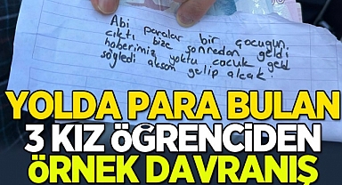 Eyüpsultan'da Öğrencilerden Örnek Davranış
