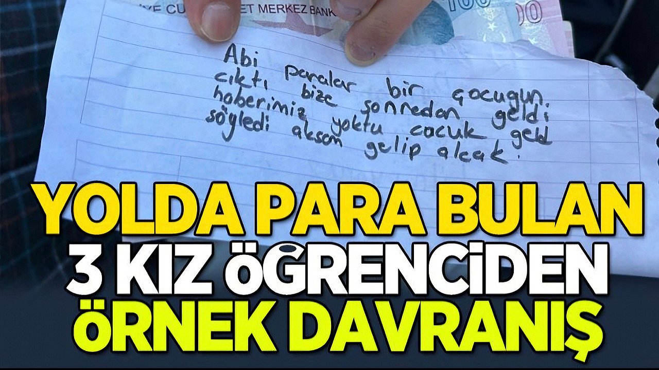 Eyüpsultan'da Öğrencilerden Örnek Davranış