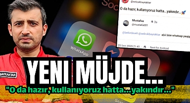 Selçuk Bayraktar'dan yerli mesajlaşma uygulaması müjdesi