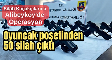 Silah Kaçakçılarına Alibeyköy'de Operasyon