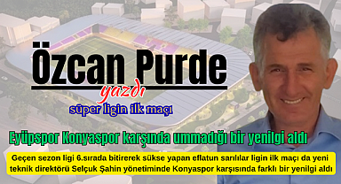 Eyüpspor Konyaspor karşında ummadığı bir yenilgi aldı. Eflatun sarılılar ligin ilk haftasında kayıp