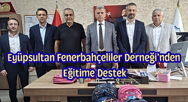 Eyüpsultan Fenerbahçeliler Derneği'nden Eğitime Destek