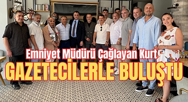 Eyüpsultan Gazeteciler Derneği, Emniyet Müdürü Çağlayan Kurt ile Buluştu