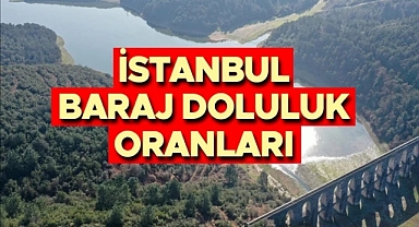 İstanbul barajlarında doluluk oranı yüzde 46’ya geriledi
