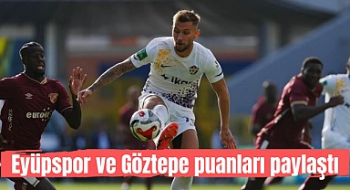 İstanbul'da golsüz gece, Eyüpspor güçlü Göztepe ile yenişemedi