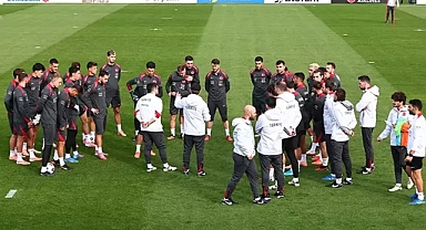A Milli Futbol Takımı, hazırlıklarına İstanbul'da devam etti