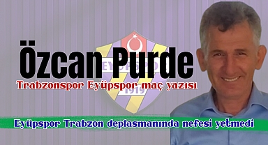 Eflatun sarılılar'dan Trabzonspor karşısında tek devrelik direniş