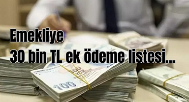 Emekliye Ek Ödeme: 30 Bin TL'lik Vergi Avantajı İmkanı