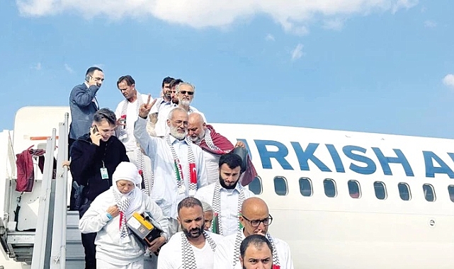 İsrail'in alıkoyduğu özgürlük aktivistleri İstanbul'da