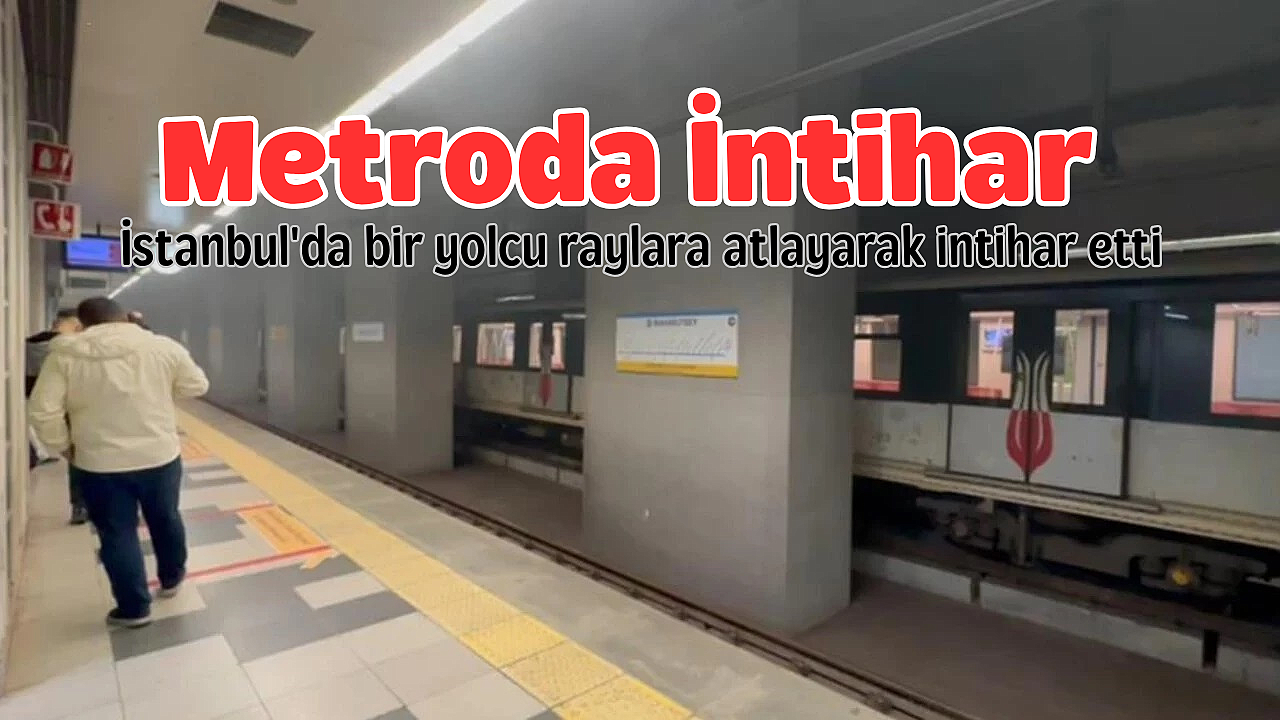 İstanbul'da bir yolcu raylara atlayarak intihar etti