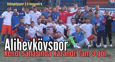 Alibeyköyspor evinde 3 golle sevindi
