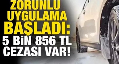 Zorunlu kış lastiği uygulaması başladı! Uymayanlara ceza yolda!