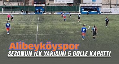 Alibeyköyspor Sezonun İlk Yarısını 5 Golle Kapattı
