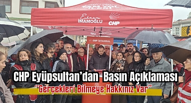CHP Eyüpsultan'dan 
