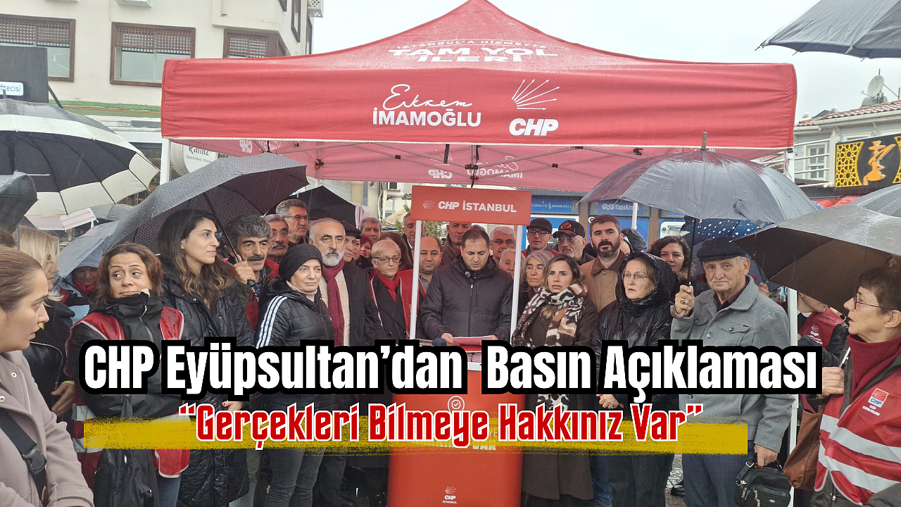 CHP Eyüpsultan'dan