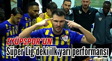 Eyüpspor'un Süper Lig'deki ilk yarı performansı