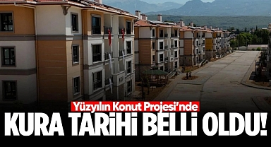 Yüzyılın Konut Projesi'nde kura tarihi belli oldu