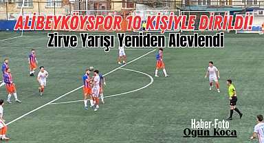 Alibeyköyspor 10 Kişiyle Kazandı! Selimpaşaspor Galibiyetiyle Zirve Yarışı Kızıştı