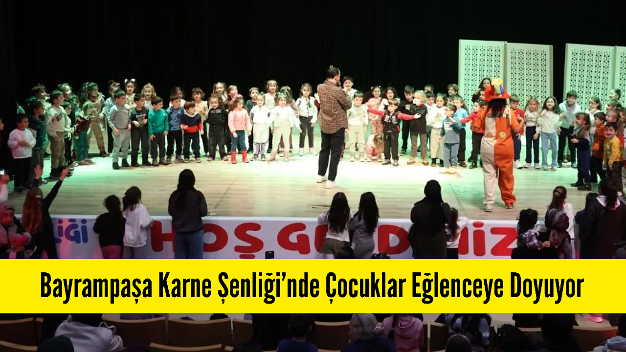 Bayrampaşa'da Karne Şenliği çocuklara unutulmaz bir tatil yaşatıyor