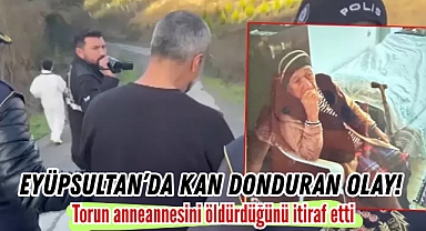 Eyüpsultan'da kan donduran olay! Torun anneannesini öldürdüğünü itiraf etti