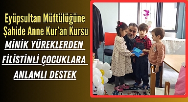 Minik Yüreklerden Filistinli Çocuklara Anlamlı Destek